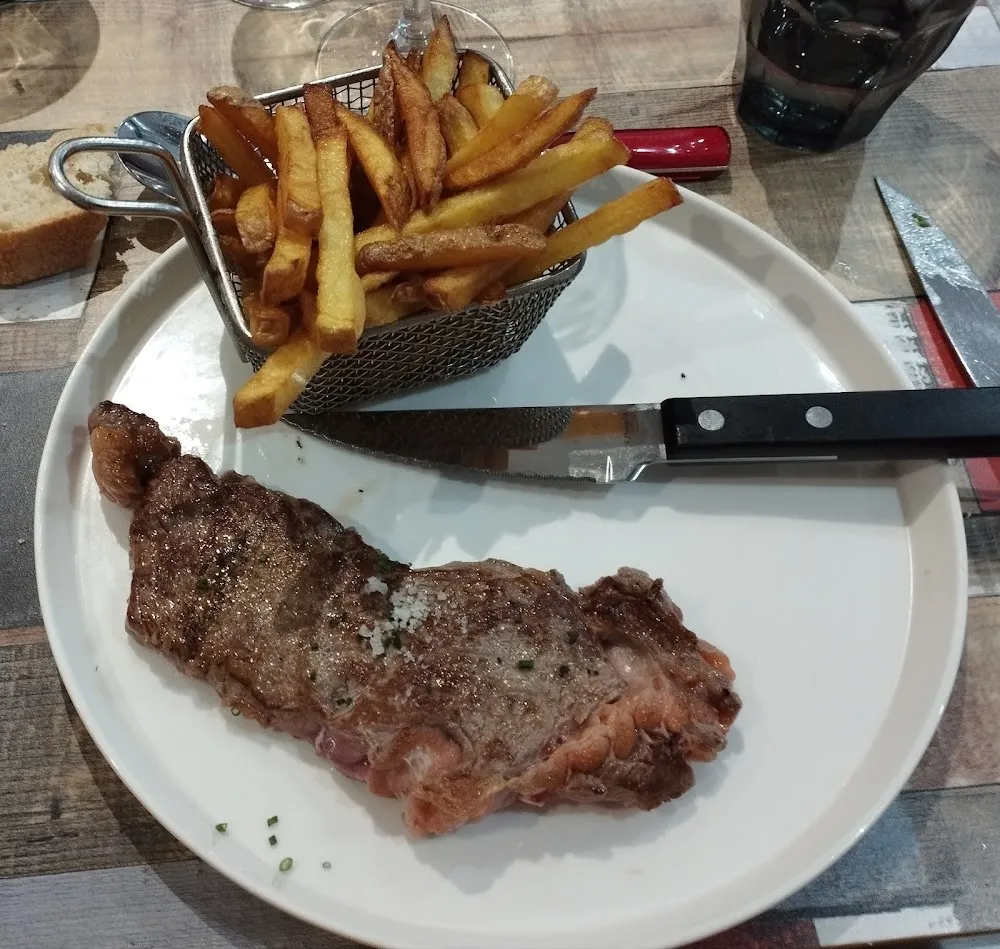 Faux-filet Et Frites Maison